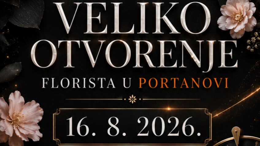 Subota neradna, nedjelja radna – a u Portanovu  stiže i Florista!
