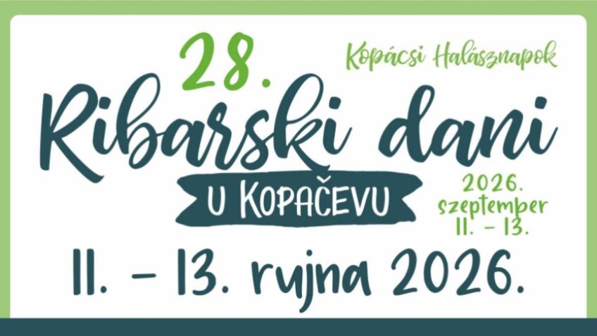 28. Ribarski dani u Kopačevu [program, 2026.]