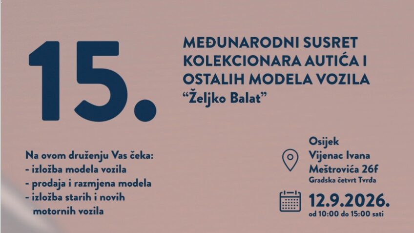 Nisu samo dječja igračka: U Osijek stižu kolekcionari autića vrijednih pravo malo bogatstvo