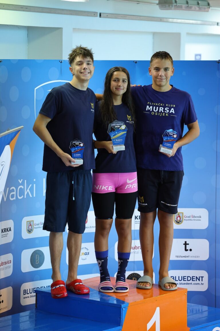 Osječki plivači briljirali u Šibeniku: 14 medalja za Mursu