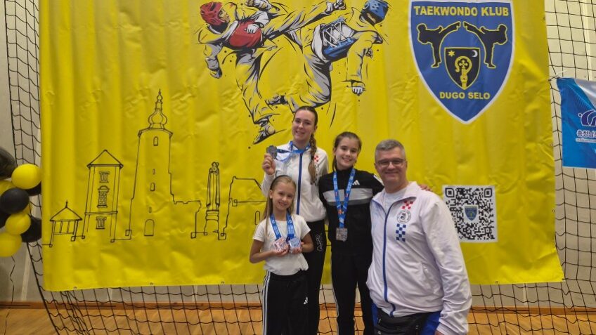 Tri srebra i bronca za Taekwondo klub Osijek na Dugo Selo Openu