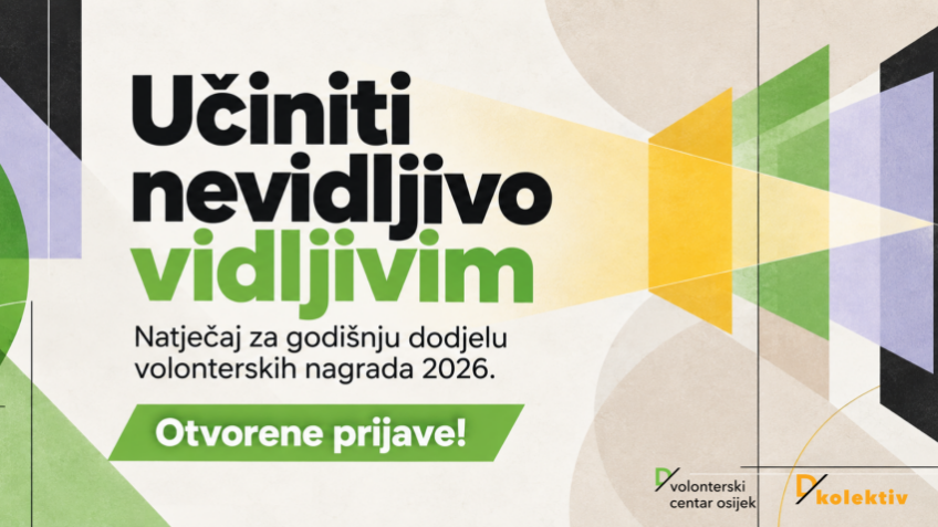Otvoren natječaj za godišnje volonterske nagrade 2026.: Prijave traju do 30. listopada