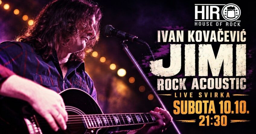 Caffe-night bar Hir: Ivan Kovačević – Jimi – Rock acoustic