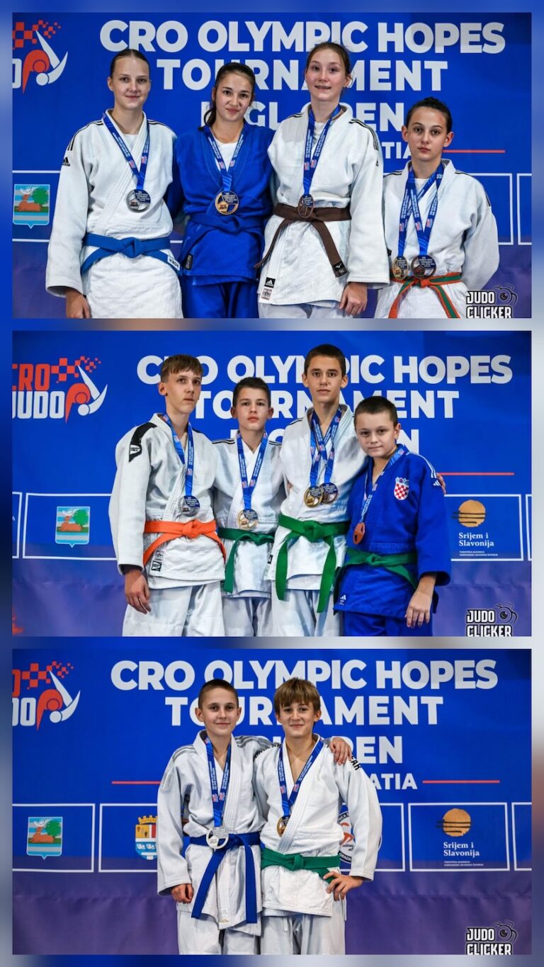 Dva turnira, niz medalja: odličan vikend za Judo klub Mladost