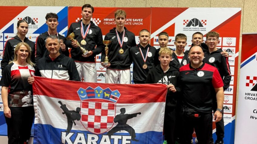 Karate Akademija Osijek niže uspjehe: Osam medalja i 12 plasmana za Balkansko prvenstvo