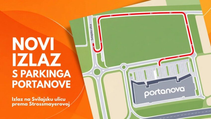 Nova prometnica kod Portanove: Otvoren još jedan izlaz s parkirališta