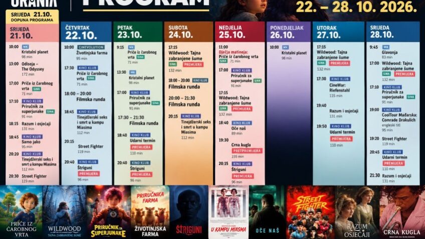 Kino Urania [22.-28.10.2026.][program]